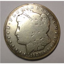 1903-S MORGAN DOLLAR AG-G