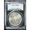 Image 1 : 1887 MORGAN SILVER DOLLAR, PCGS MS64+