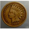 Image 1 : 1909-S INDIAN HEAD CENT, VG/FINE NICE