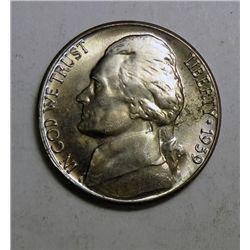 1939-S JEFFERSON NICKEL, CHERRY SUPERB BU