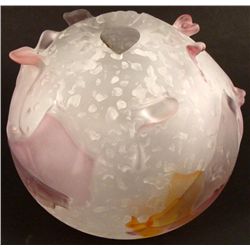 Judson Guerard Signed Art Glass Vase -Chaos Globe