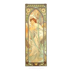 Alphonse Mucha : Reverie du Soir Art Print