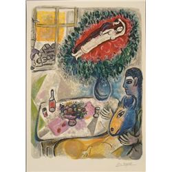 Marc Chagall: Reverie Art Print Ed. 2000