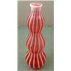 Image 2 : Fenton New World Cranberry Rib Optic Glass Decanter