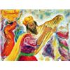 Image 2 : Ira Moskowitz Signed Judaic Litho Art Print Victory