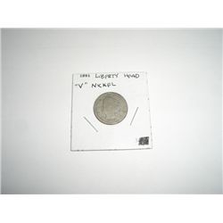1891 Liberty Head "V" Nickel *PLEASE LOOK AT PICTURE TO DETERMINE GRADE*!!