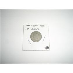 1892 Liberty Head "V" Nickel *PLEASE LOOK AT PICTURE TO DETERMINE GRADE*!!