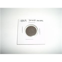 1869 Shield Nickel Nickel *PLEASE LOOK AT PICTURE TO DETERMINE GRADE - NICE COIN*!!