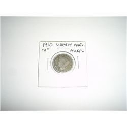 1910 Liberty Head "V" Nickel *PLEASE LOOK AT PICTURE TO DETERMINE GRADE*!!