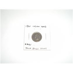 1861 Indian Head Penny *EXTREMELY RARE KEY DATE -THICK BRONZE - NICE COIN*!!