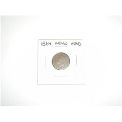 1864 Indian Head Penny *RARE KEY DATE - PLEASE LOOK AT PICTURE TO DETERMINE GRADE - NICE COIN*!!