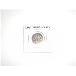 1869 Shield Nickel *PLEASE LOOK AT PICTURE TO DETERMINE GRADE - NICE COIN*!!