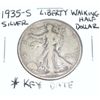 1935-S Liberty Walking SILVER Half Dollar *RARE KEY DATE*!!