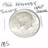 Image 1 : 1966 Kennedy SILVER Half Dollar *RARE MS GRADE - PLEASE LOOK AT PICTURE TO DETERMINE GRADE - NICE CO