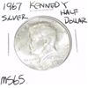 Image 1 : 1967 Kennedy SILVER Half Dollar *RARE MS-65 GRADE - PLEASE LOOK AT PICTURE TO DETERMINE GRADE - NICE