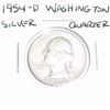 1954-D Washington SILVER Quarter *PLEASE LOOK AT PICTURE TO DETERMINE GRADE - NICE COIN*!!
