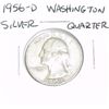 1956-D Washington SILVER Quarter *PLEASE LOOK AT PICTURE TO DETERMINE GRADE - NICE COIN*!!
