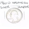 Image 1 : 1960-D Washington SILVER Quarter *PLEASE LOOK AT PICTURE TO DETERMINE GRADE - NICE COIN*!!