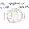 Image 1 : 1961 Washington SILVER Quarter *PLEASE LOOK AT PICTURE TO DETERMINE GRADE - NICE COIN*!!
