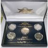 2002 State Quarter Collection in Original Display Box *STATES ARE TN, LA, MS, OH & IN - NICE SET*!!