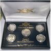 2002 State Quarter Collection in Original Display Box *STATES ARE TN, LA, MS, OH & IN - NICE SET*!!