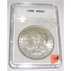 1896 Morgan SILVER Dollar *RARE MS-63 HIGH GRADE - NICE COIN*!!