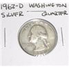 1962-D Washington Silver Quarter *PLEASE LOOK AT PICTURE TO DETERMINE GRADE - NICE COIN*!!