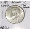 1967 Kennedy Silver Half Dollar *RARE MS-65 HIGH GRADE - NICE COIN*!!