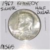1967 Kennedy Silver Half Dollar *RARE MS-65 HIGH GRADE - NICE COIN*!!