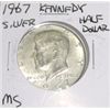 1967 Kennedy Silver Half Dollar *RARE MS HIGH GRADE - NICE COIN*!!