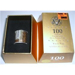 United States Vault Tube Presidential $1 Dollars Collection in Original Heavy Duty Display Box!!