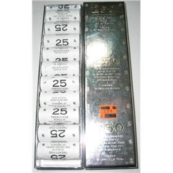 2006-D United States 250 NICKELS DENVER MINT Collection in Original Heavy Duty Display Box *10 ROLLS