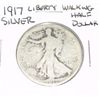 Image 1 : 1917 Liberty Walking SILVER Half Dollar *PLEASE LOOK AT PICTURE TO DETERMINE GRADE - NICE COIN*!!