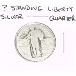 ? Standing Liberty SILVER Quarter Dollar *PLEASE LOOK AT PICTURE TO DETERMINE GRADE - NICE COIN*!!