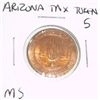 Image 1 : Arizona State TAX TOKEN 5 SALES TAX PAYMENT *RARE MS HIGH GRADE - NICE TOKEN*!!