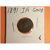 Image 1 : 1891 INDIAN HEAD CENT