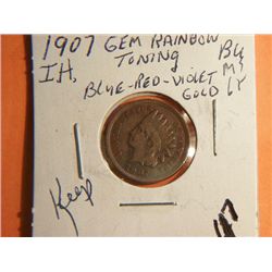 1907 INDIAN HEAD CENT