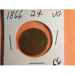 1866 2 CENT COPPER