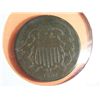 Image 2 : 1867 2 CENT COPPER