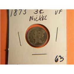 1873 3 CENT NICKEL
