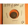 Image 1 : 1854 1/2 DIME