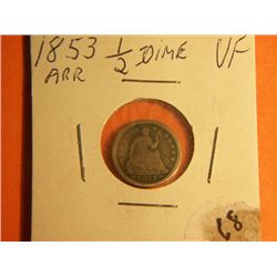 1853 1/2 DIME