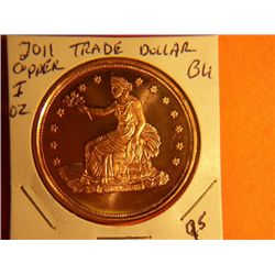 2011 TRADE DOLLAR