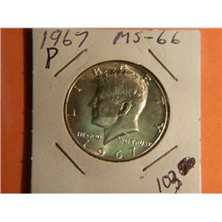 1967 P KENNEDY 1/2 DOLLAR SILVER