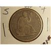 Image 2 : 1877 S SITTING LIBERTY 1/2 DOLLAR