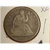 Image 2 : 1857 SITTING LIBERTY 1/2 DOLLAR