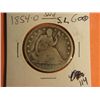 Image 1 : 1854 O SITTING LIBERTY 1/2 DOLLAR