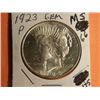 Image 1 : 1923 P PEACE DOLLAR