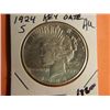 Image 3 : 1924 S PEACE DOLLAR