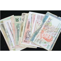 Foreign Bank Note, Various Dates, Conditions & Denominations, Lot of 25